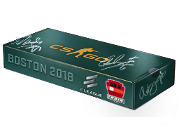 2018年波士顿锦标赛列车停放站纪念包